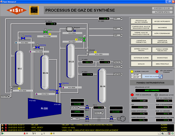 Gas processing page